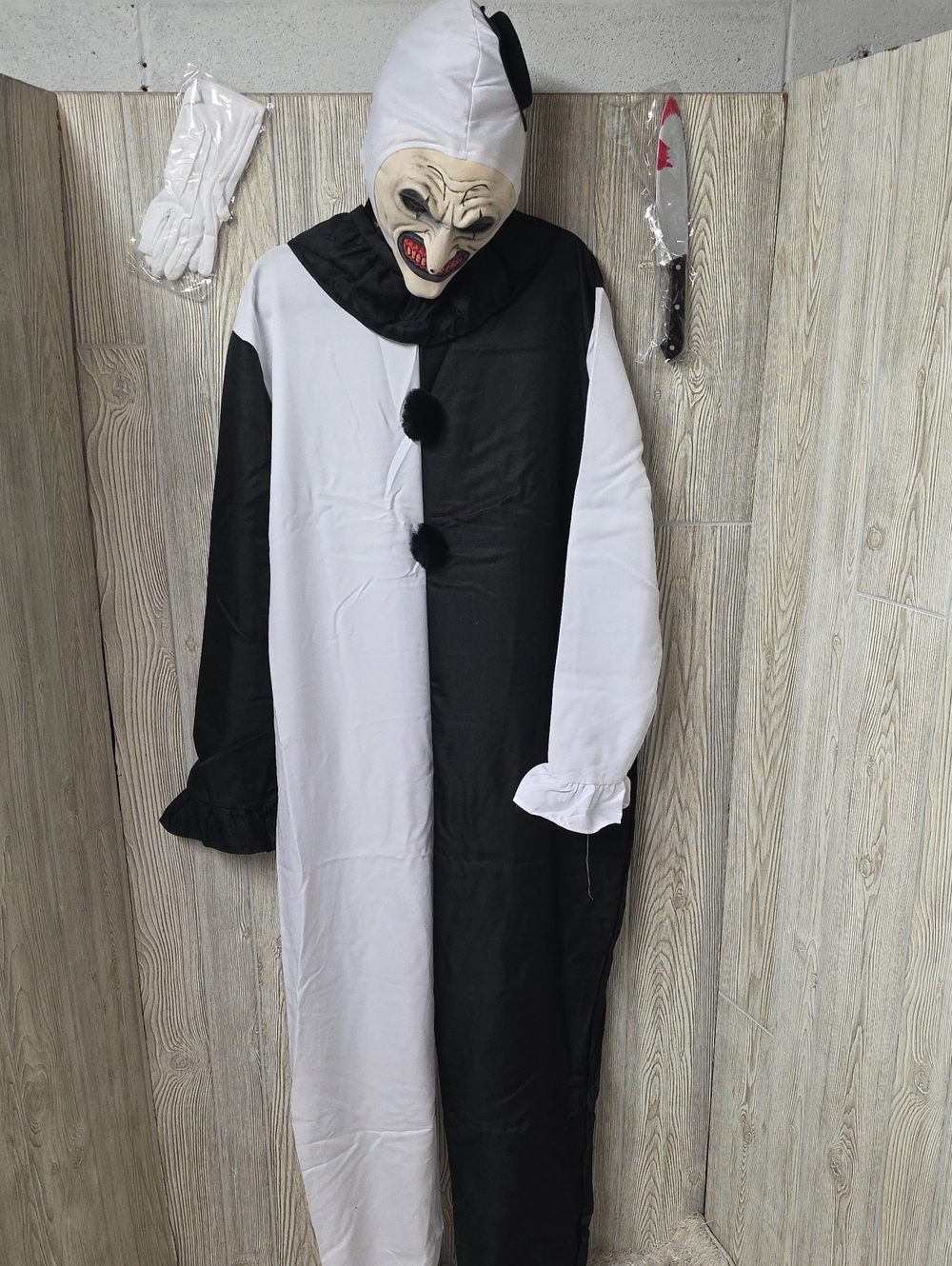 Art the Clown Halloween Costume Terrifier Horror Movie Costume Adult 3XL NEW